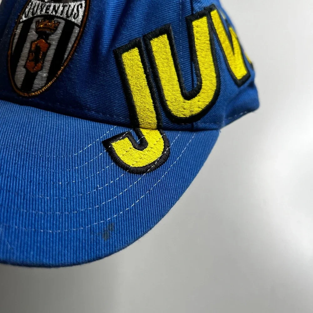 Vintage Kappa Juventus FC Hat Blue‎ Strapback Soccer Cap Juve Italy 90s